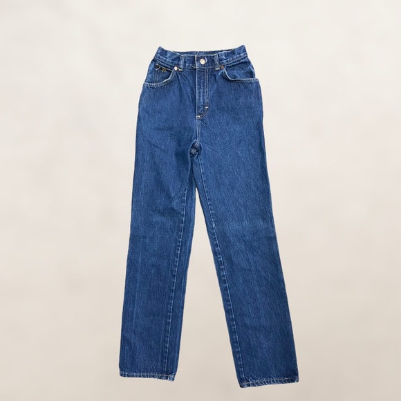 Vintage Silver Unicorn Dark Wash Straight Leg Jeans - Picture 14 of 14